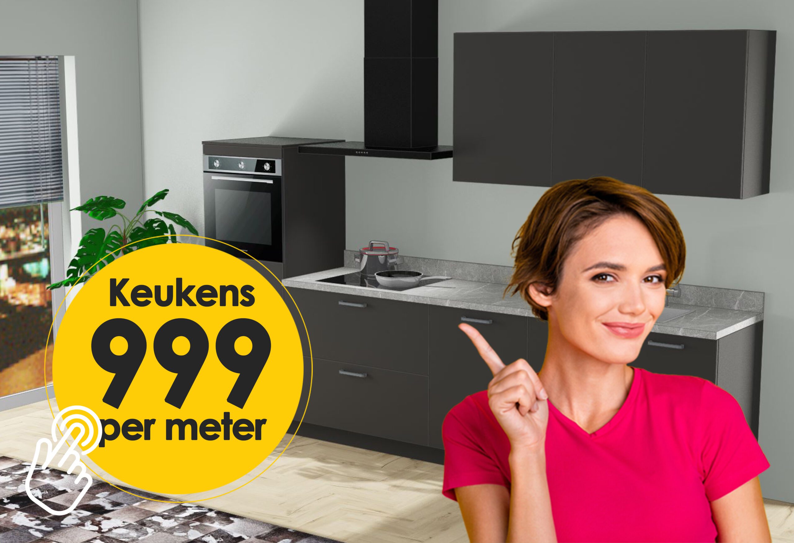 Keukens voor 999 euro per meter