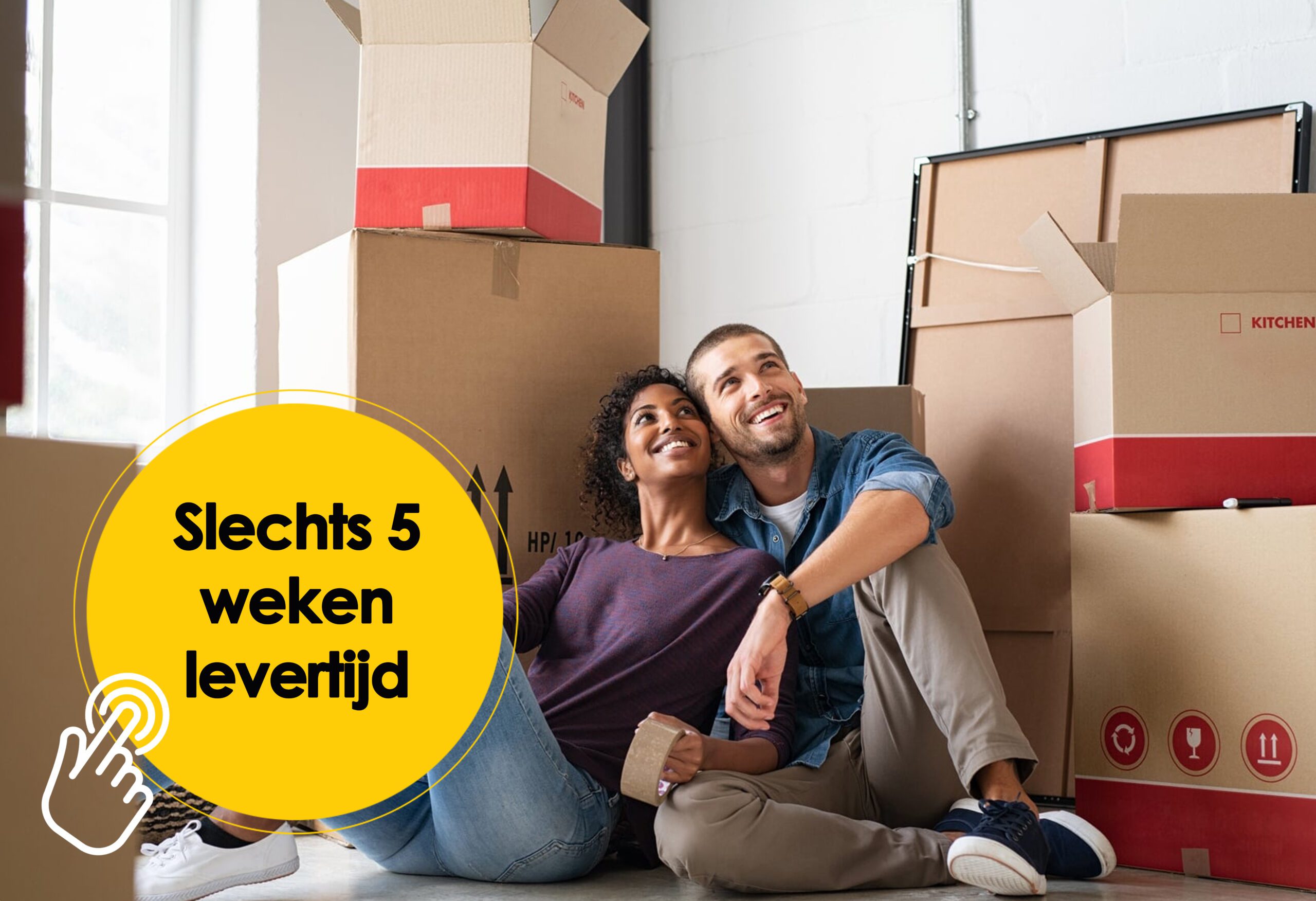 Keukens snel geleverd, 5 weken levertijd