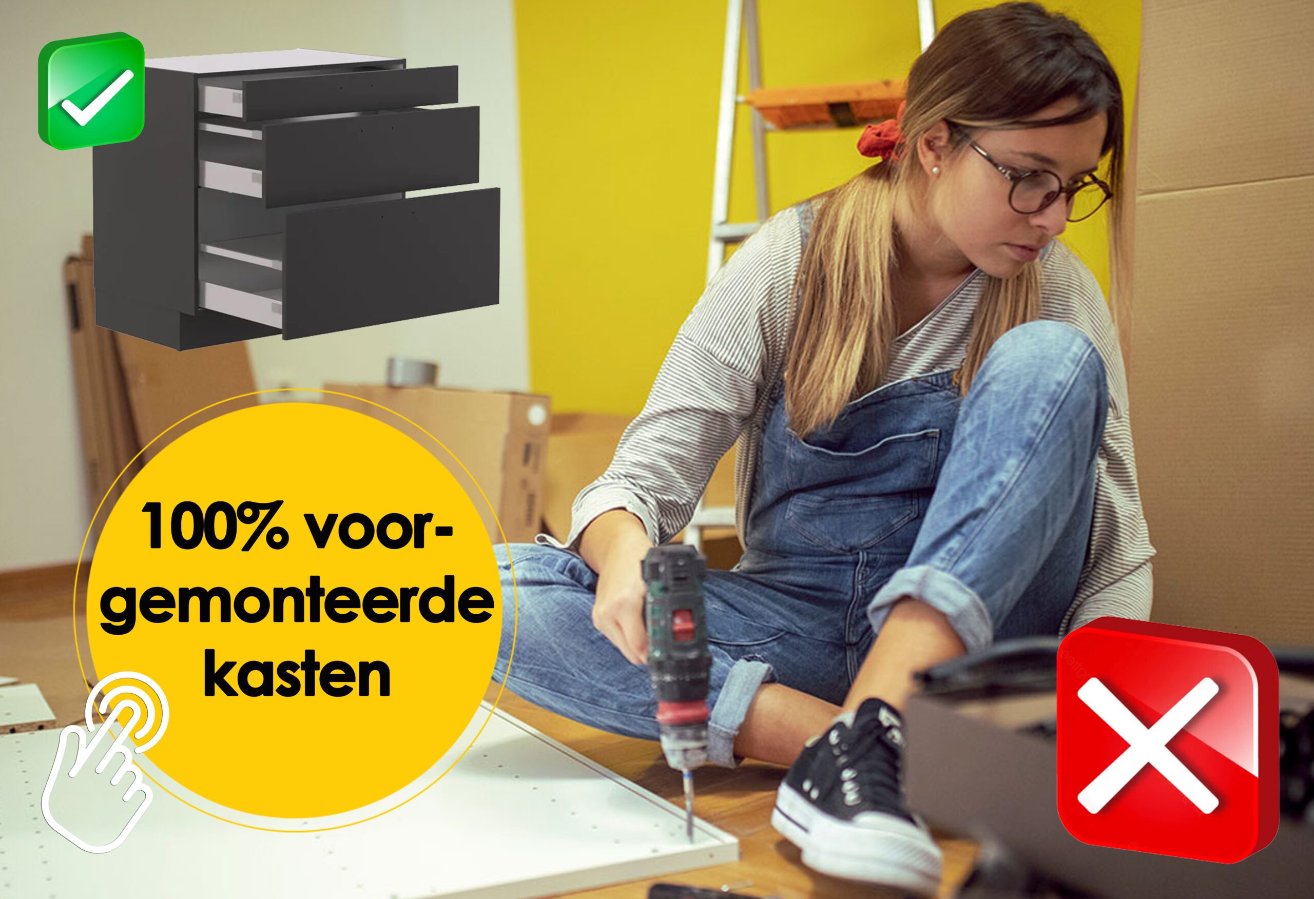 Bij ons geen IKEA-stress